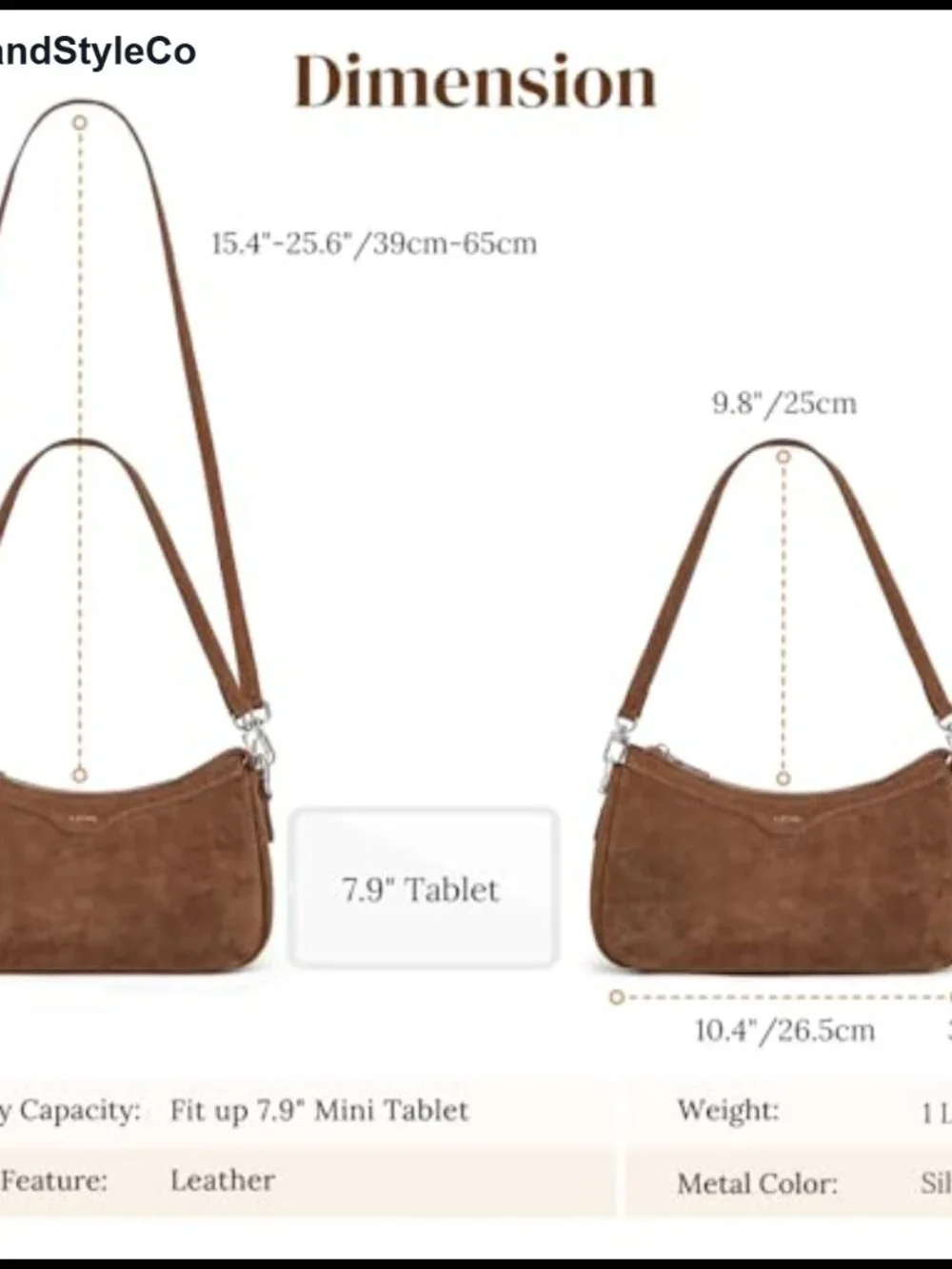 Genuine Suede Leather Hobo Crossbody Purse Shoulder Bag Womens Handbag 2 Straps